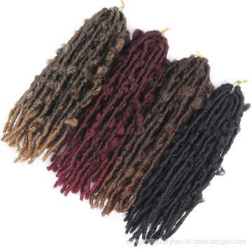 Butterfly Locs Crochet Hair Pre Looped Distressed Locs Crochet Braids Short Crochet Locs Hair Spring Twist